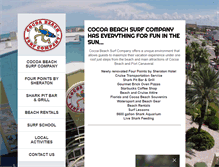 Tablet Screenshot of cocoabeachsurf.com